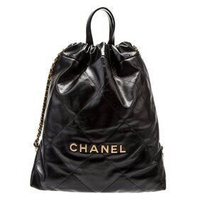 Excellent Condition - Chanel Quilted 22 Backpack